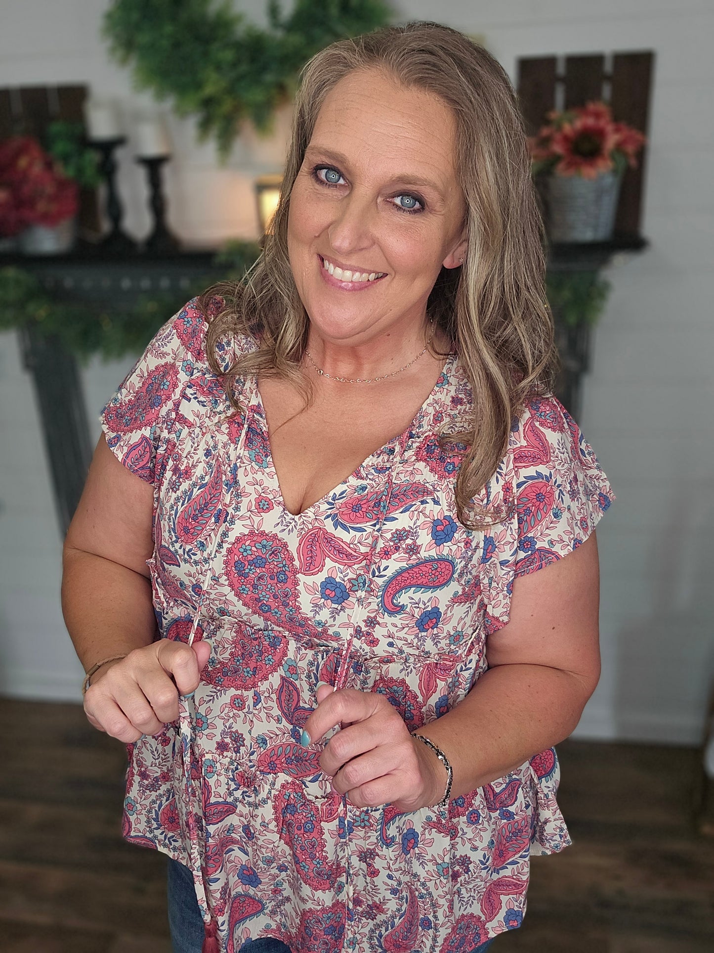 Pretty Print Summer Top