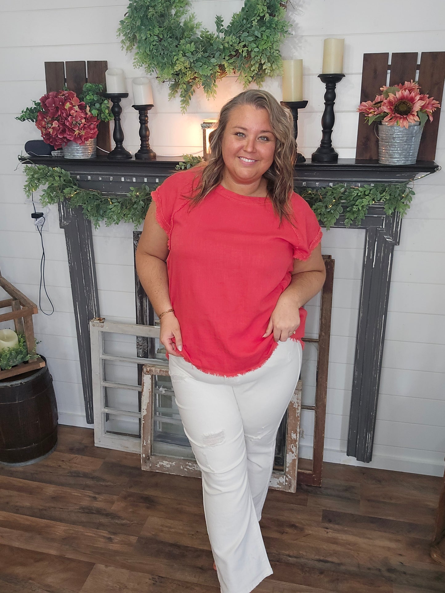 Risen Tummy Control Straight Jeans