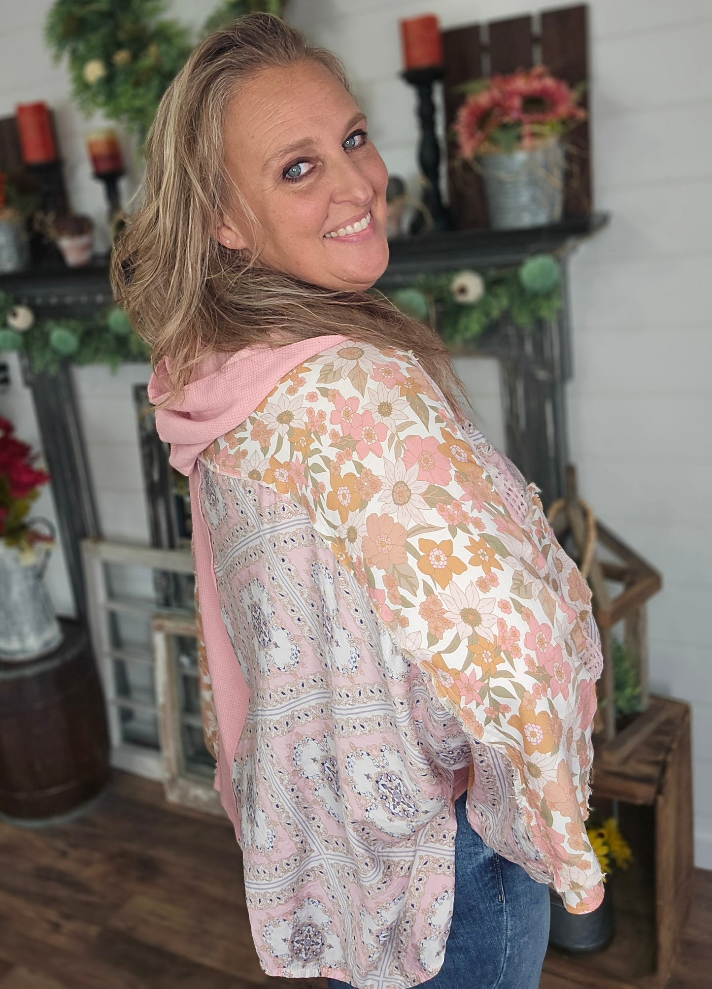 Sweet Melody Patchwork Top