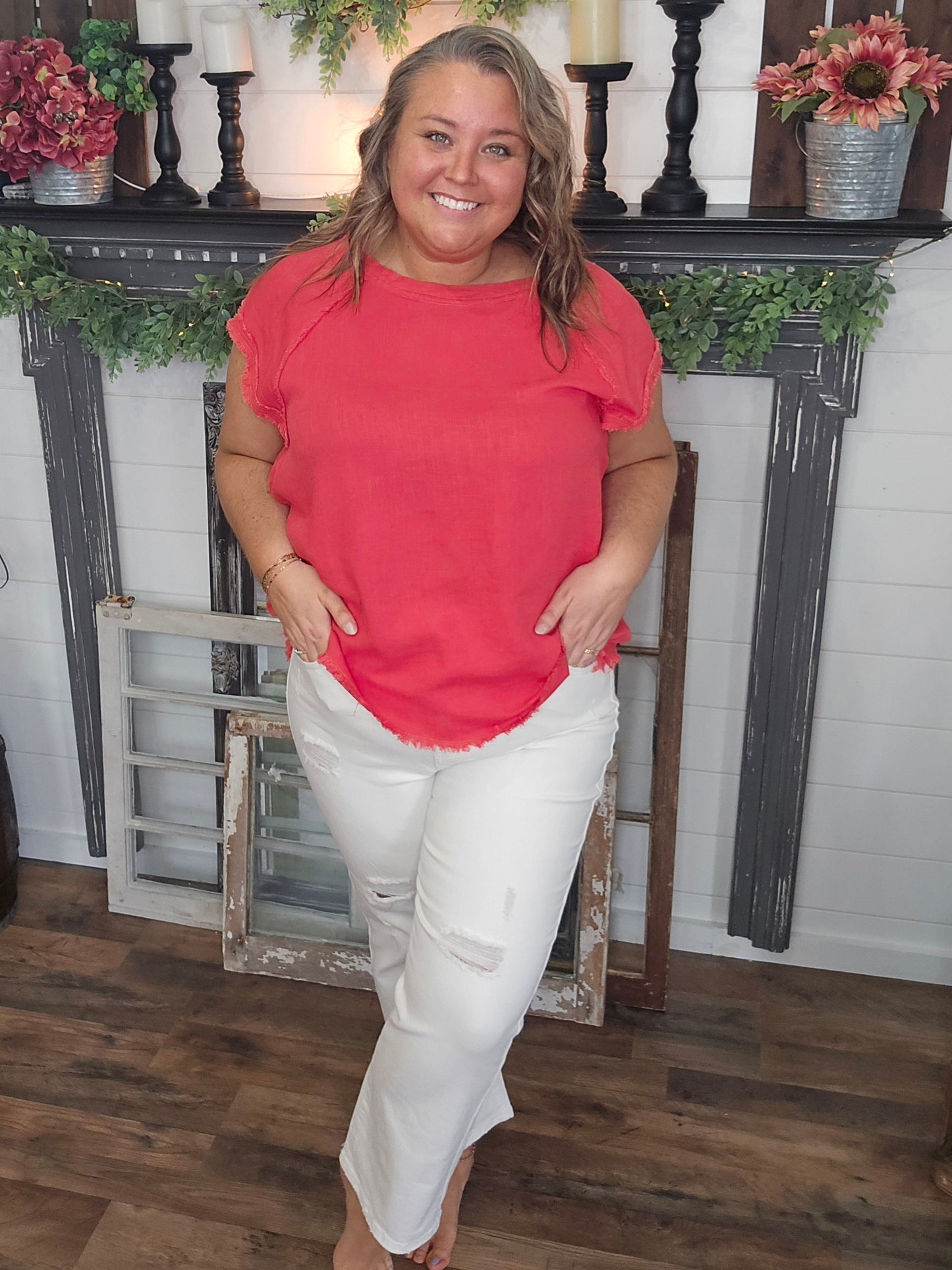 Summer Breeze Linen Top