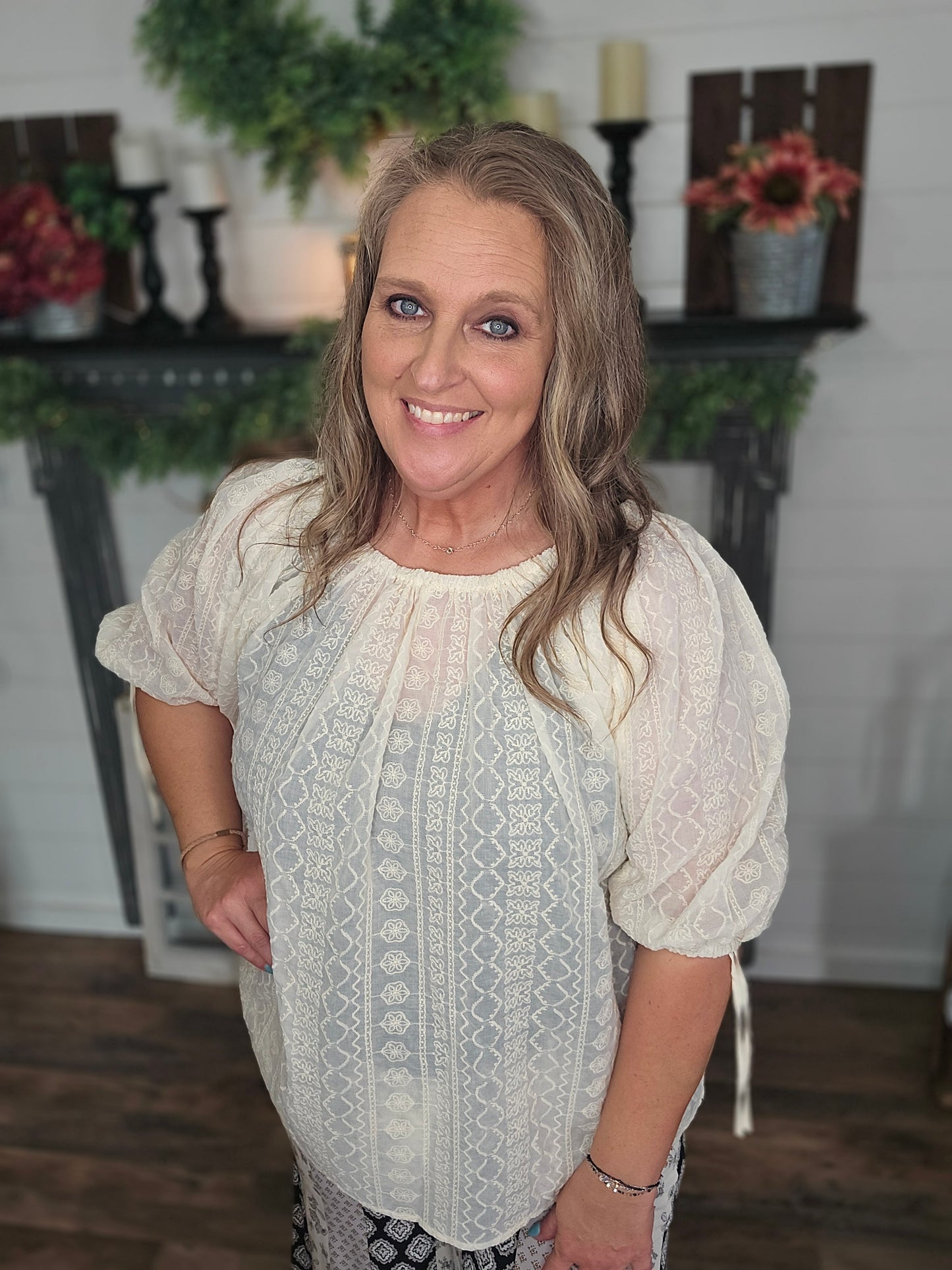 Peasant Sleeve Blouse