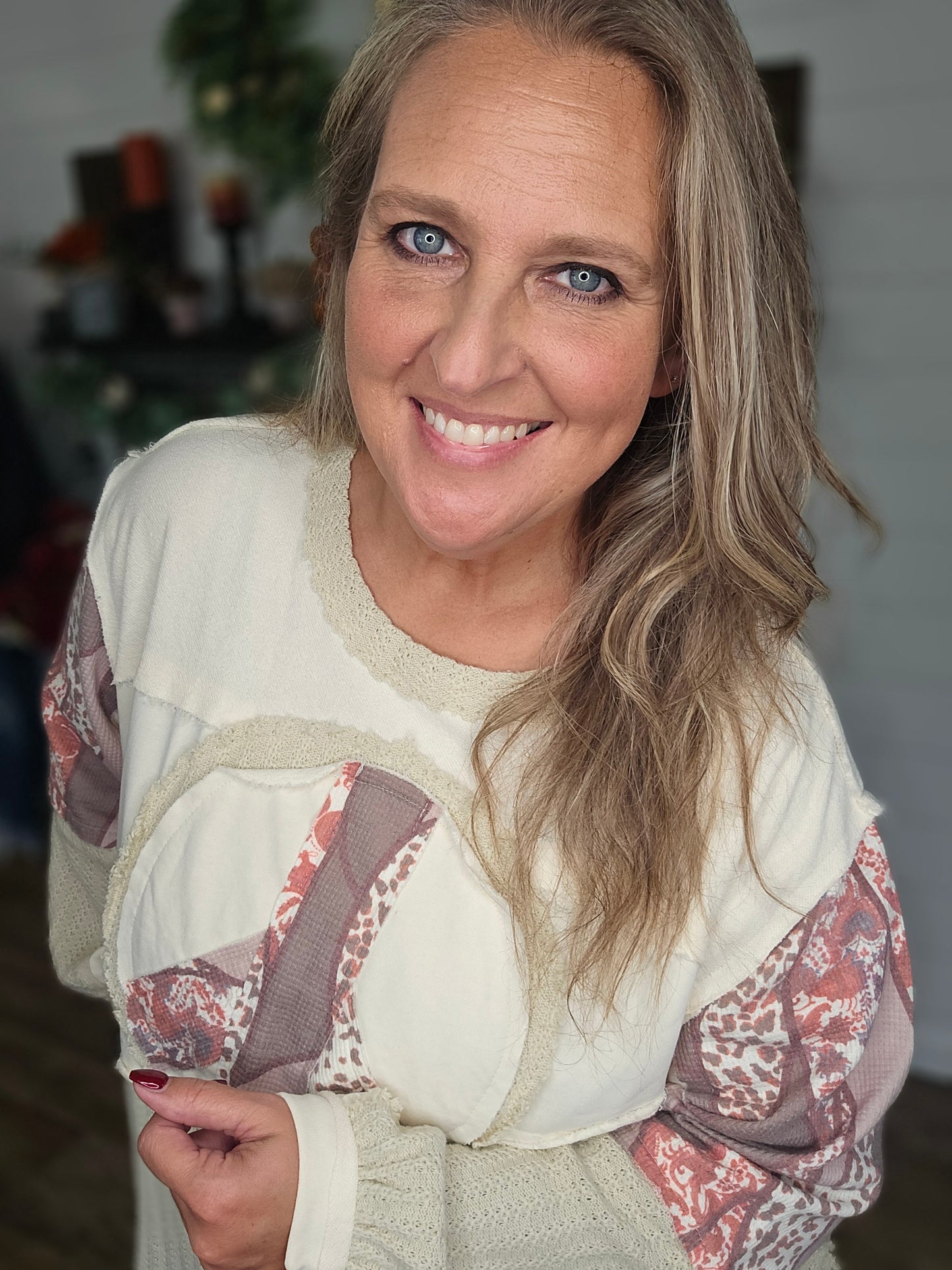 Peaceful Patchwork Top