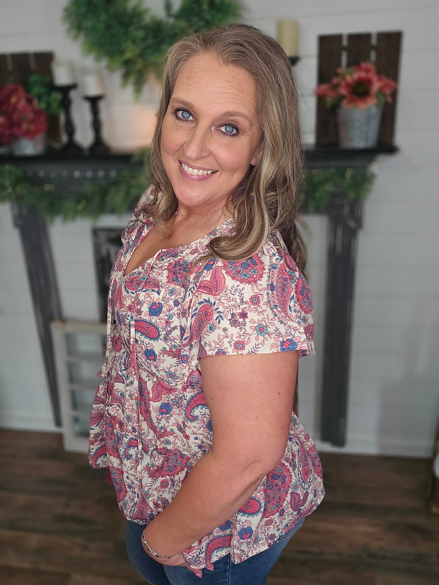 Pretty Print Summer Top