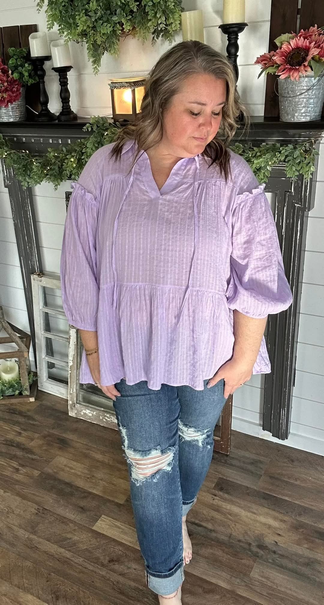 Lovely Lavender Summer Tunic