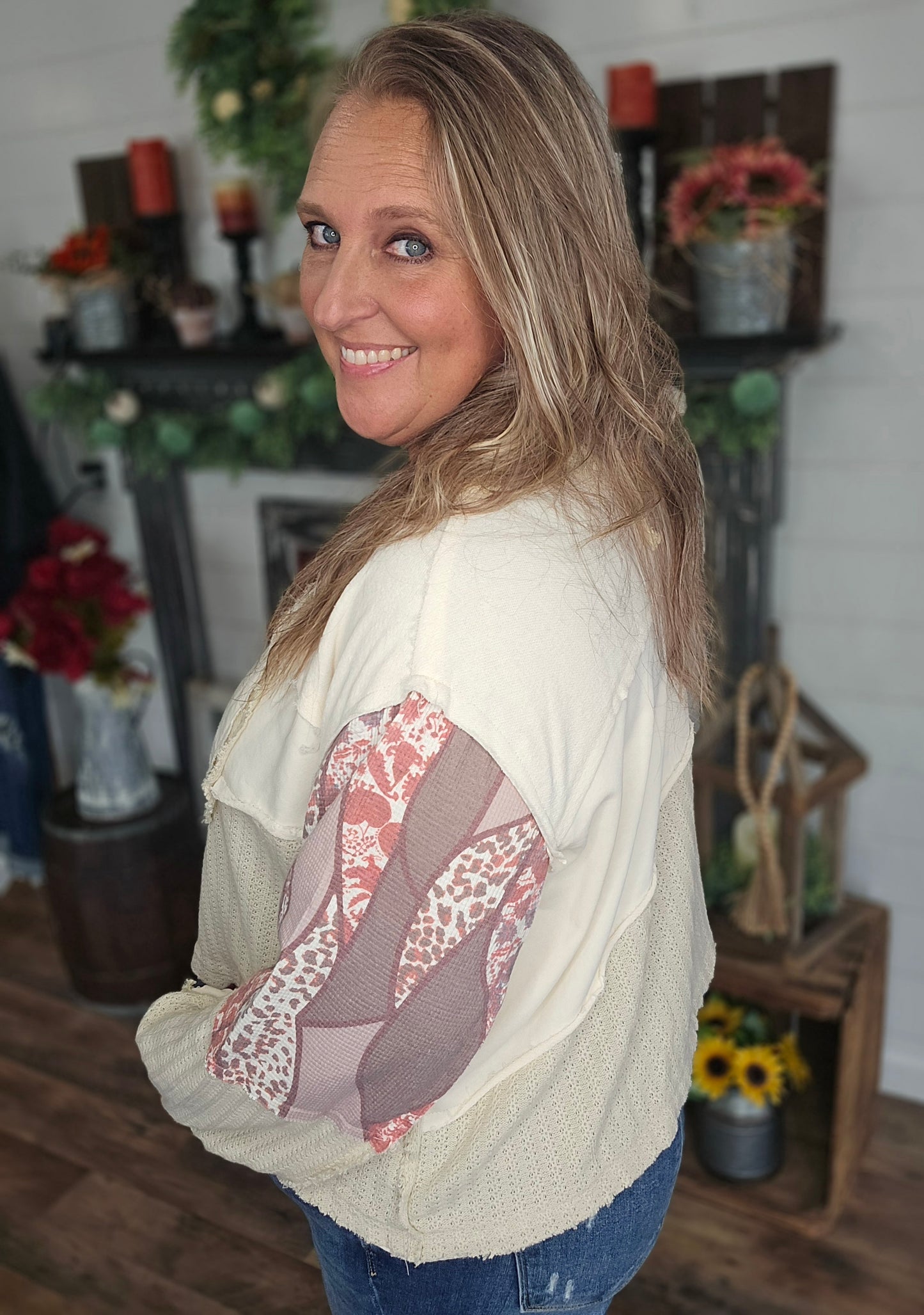 Peaceful Patchwork Top