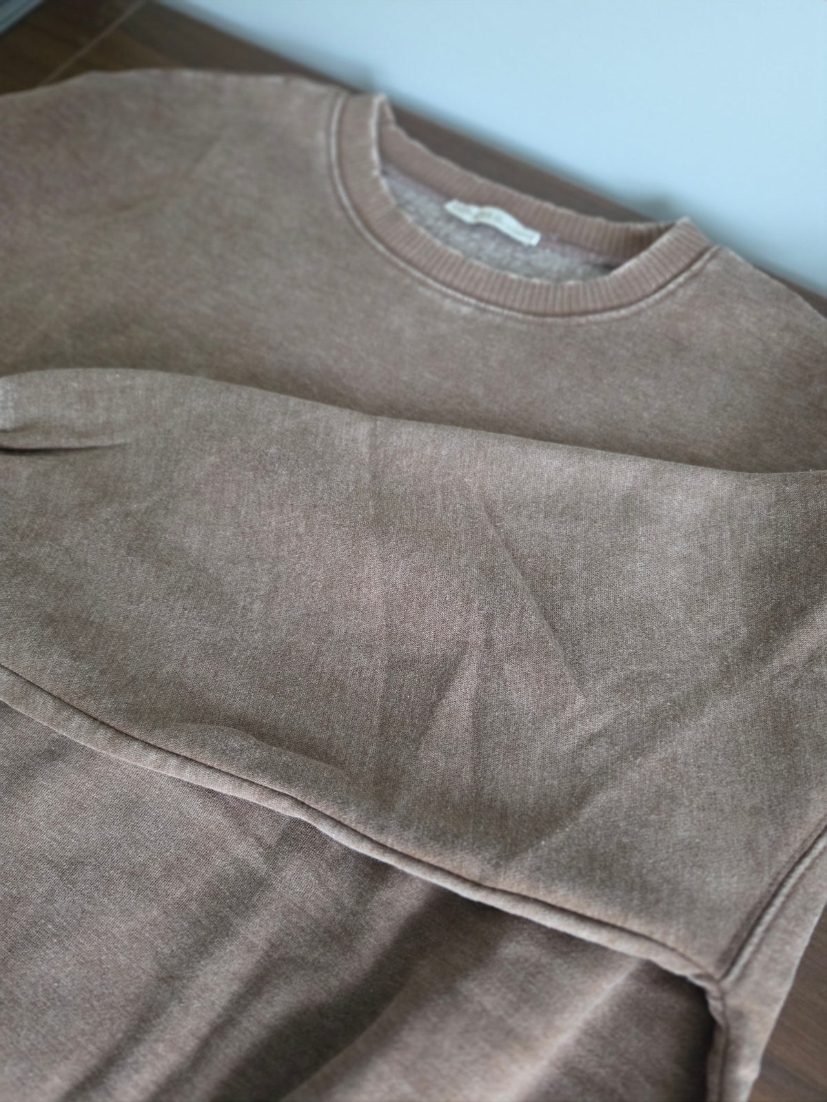 Holy Ghost Energy on Acid Washed Pullover