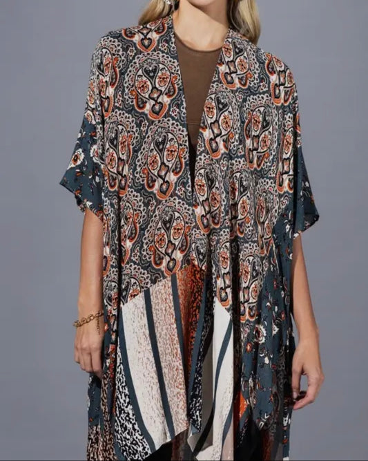 Kozy Kolors Kimono