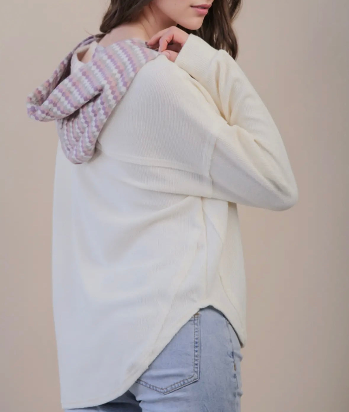 Hannah Hooded Knit Top