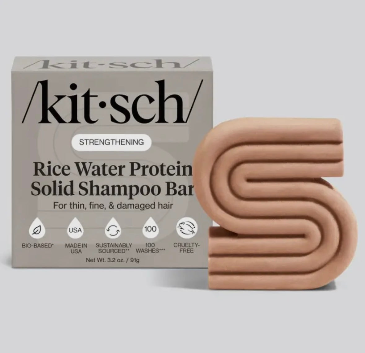 KITSCH Rice Water Shampoo Bar