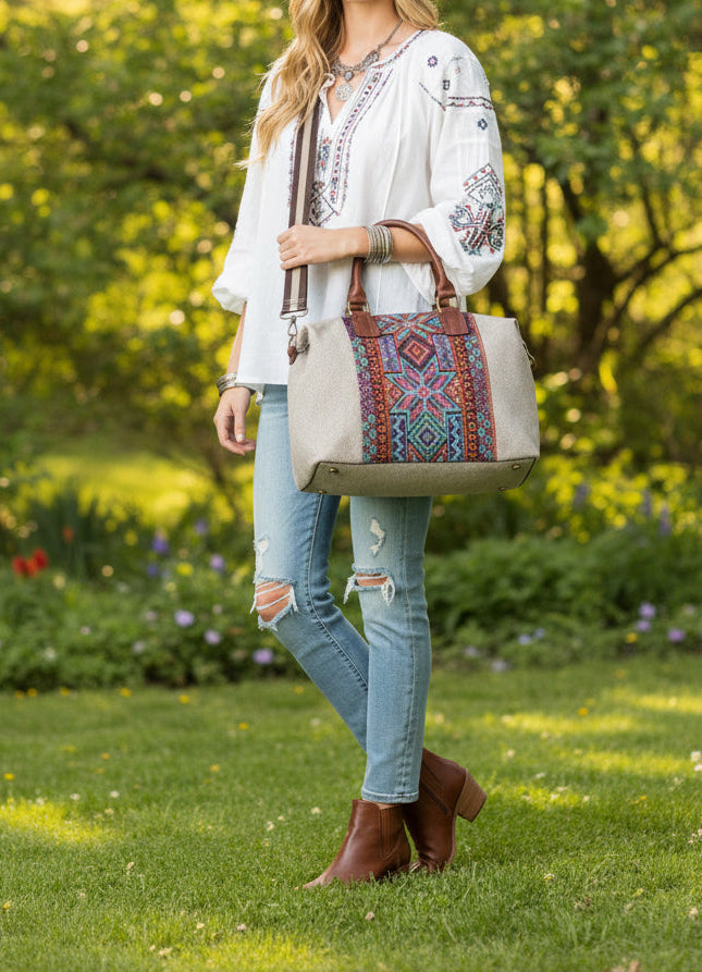 Zella Aztec Guitar Strap Satchel