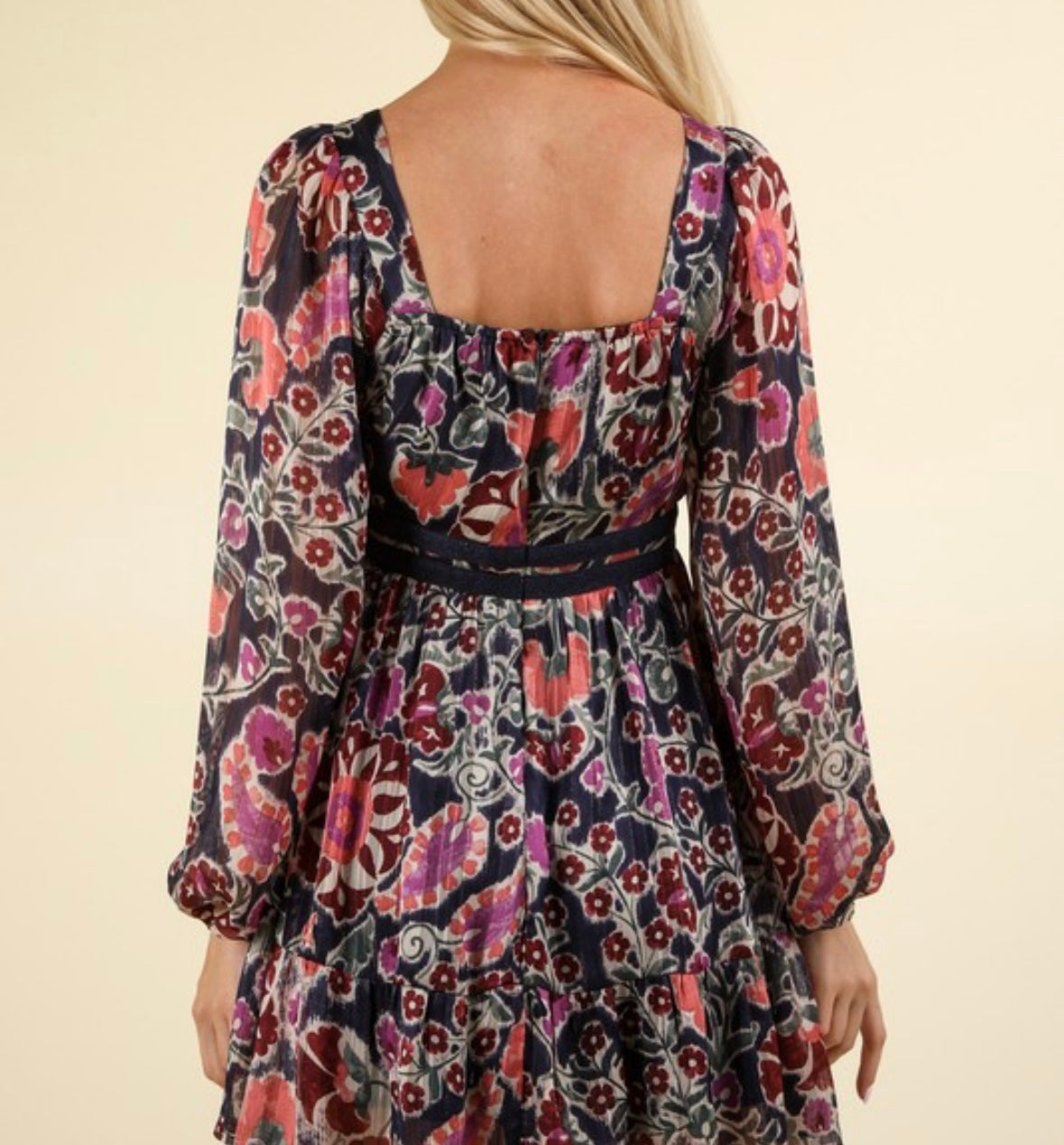 Pretty Print Holiday Dress