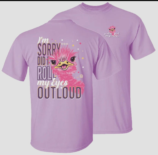 Girlie Girl Tee Ostrich