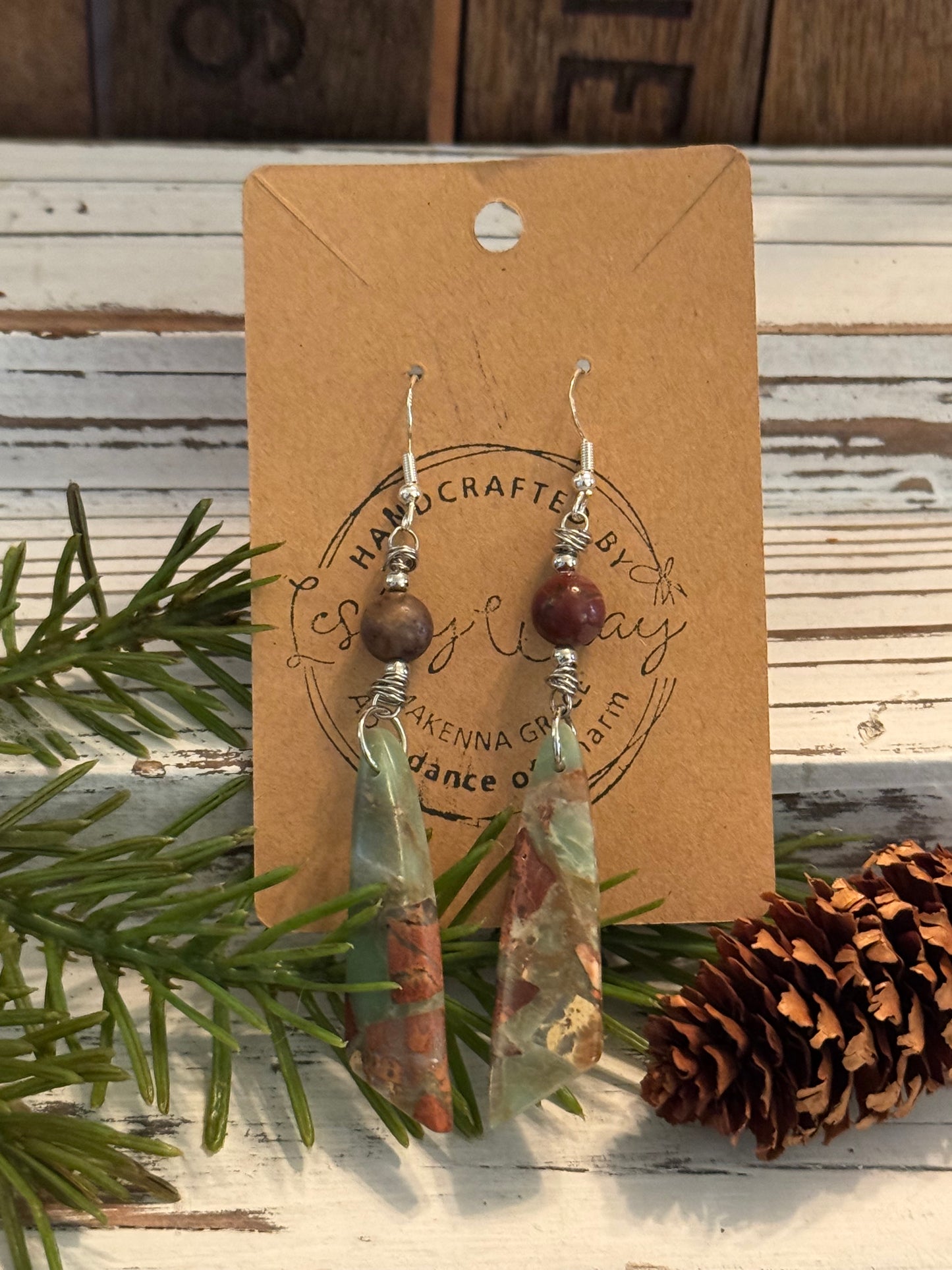 Red Creek Jasper Earrings