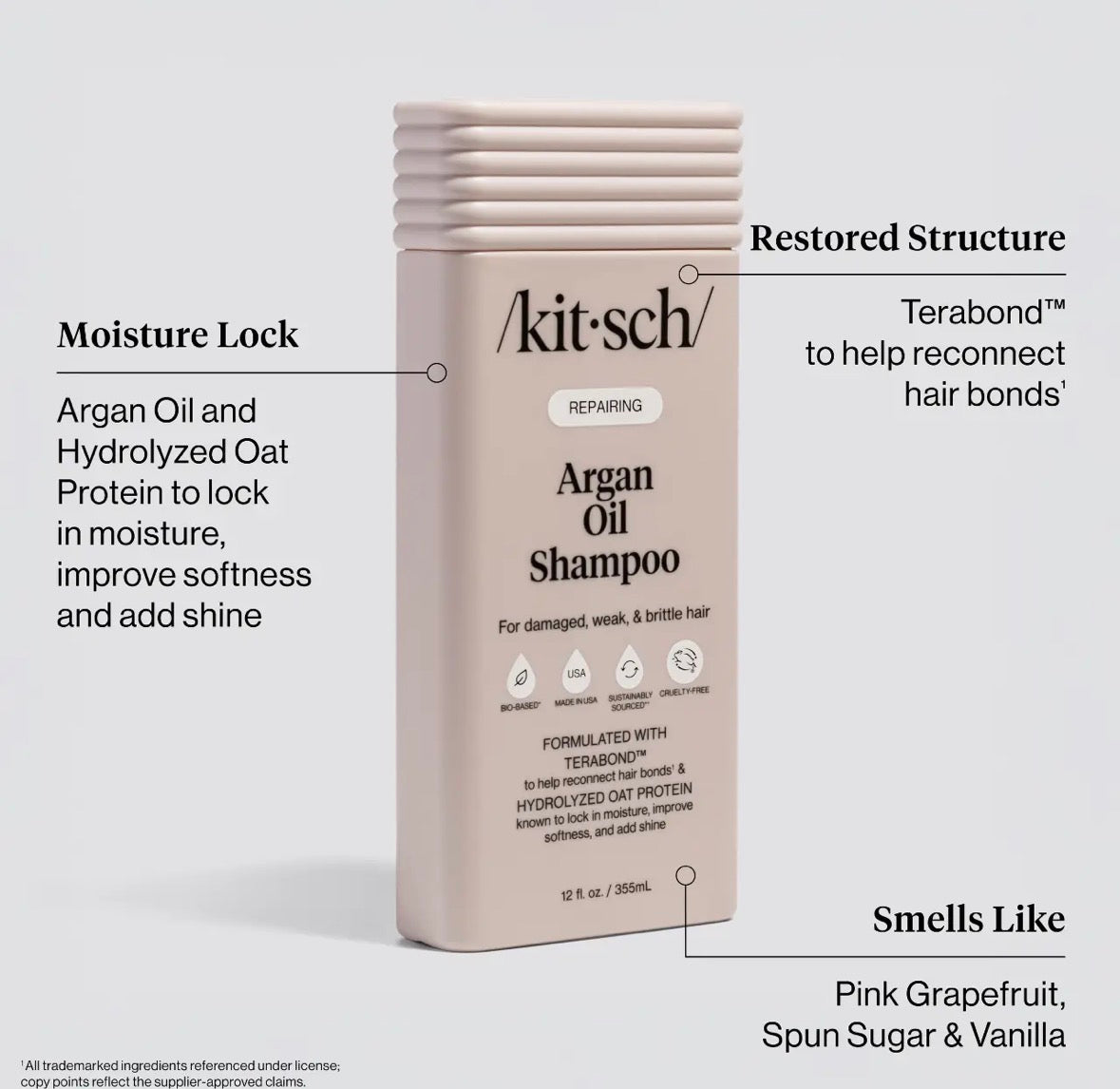 Kitsch Repairing Argan Oil Liquid Shampoo
