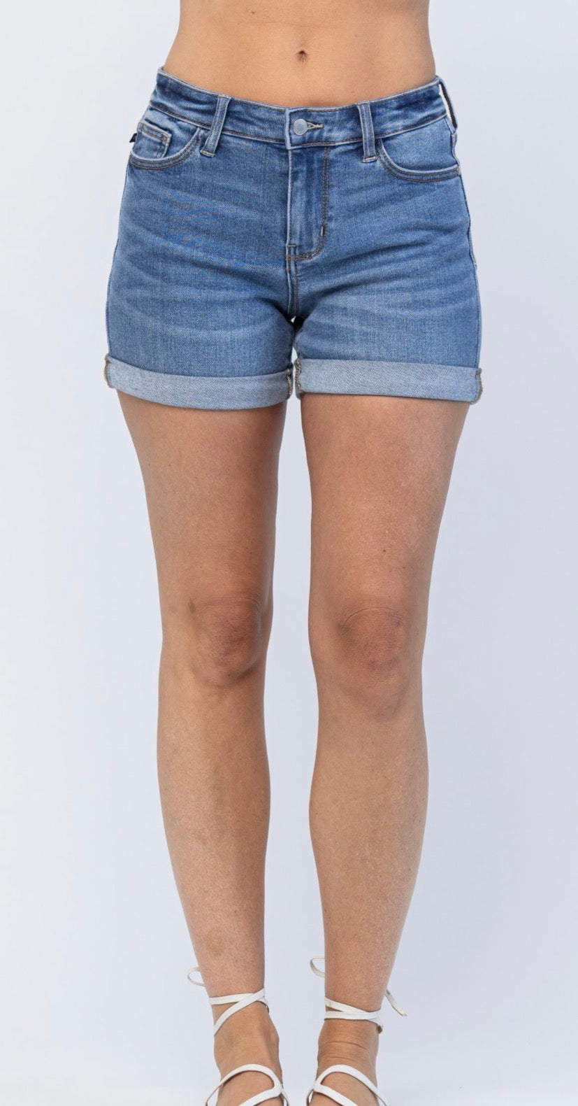 Judy Blue MR Classic Cuffed Shorts