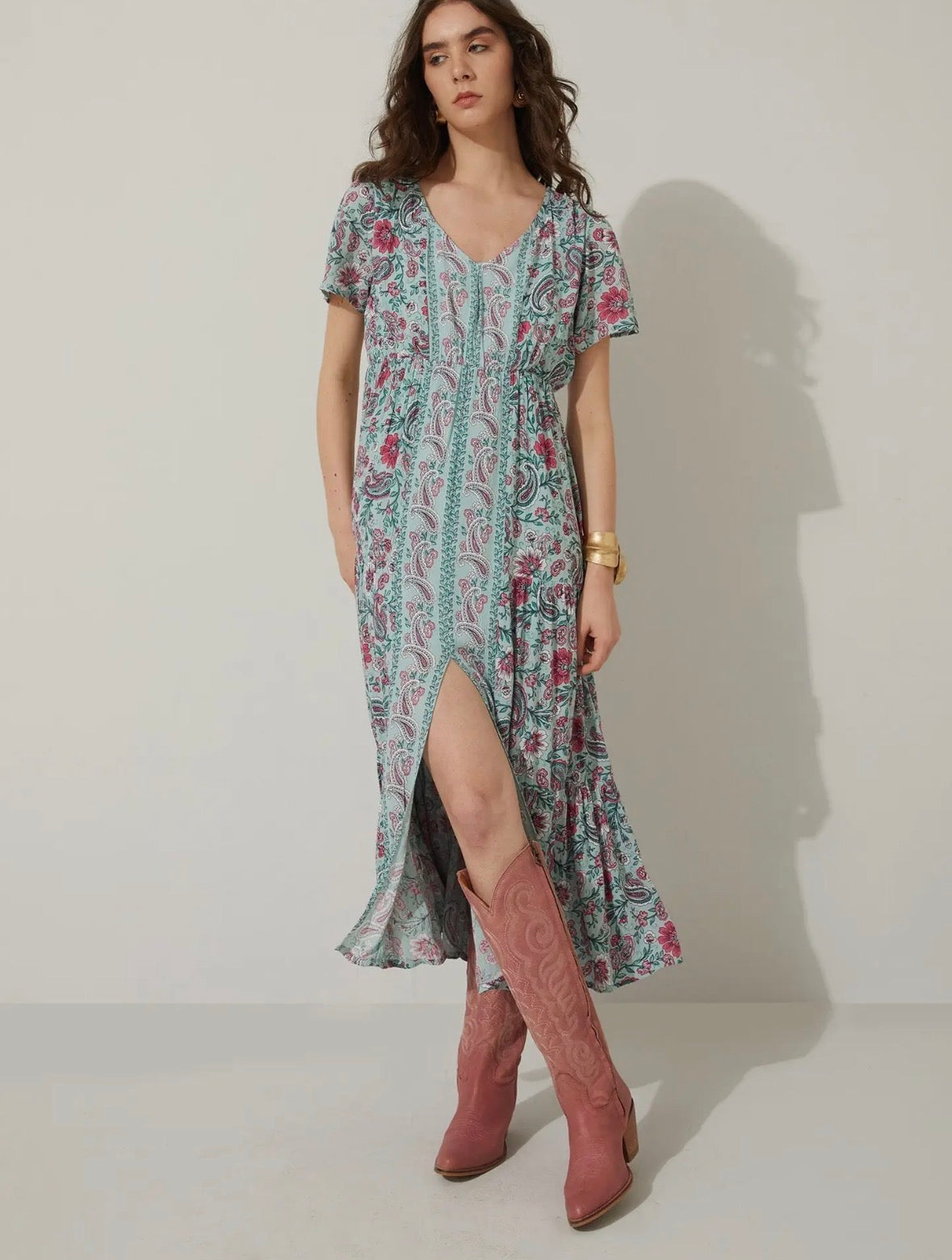 Mary Liz Pretty Paisley Dress