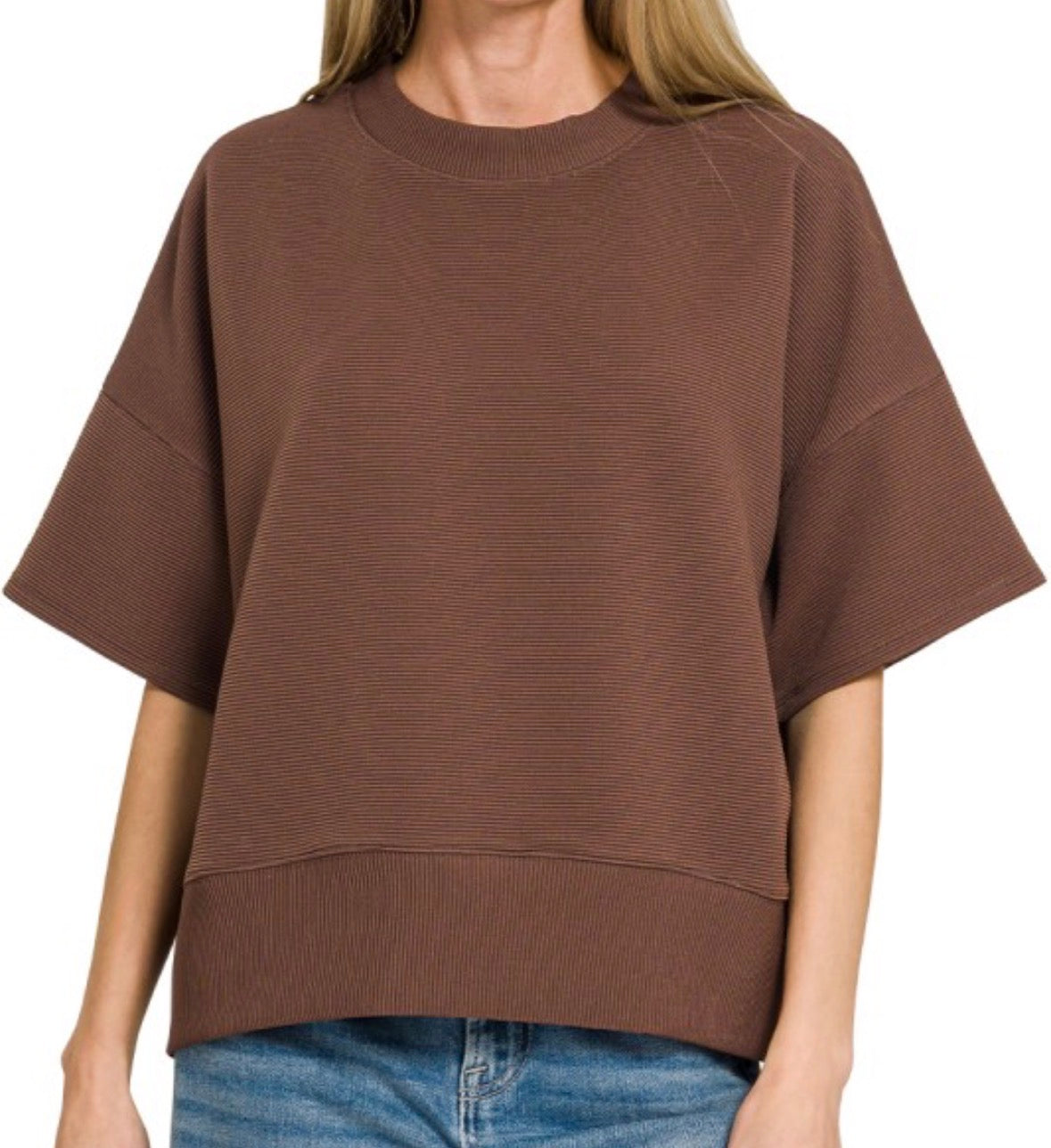 Randie Ribbed Knit Top