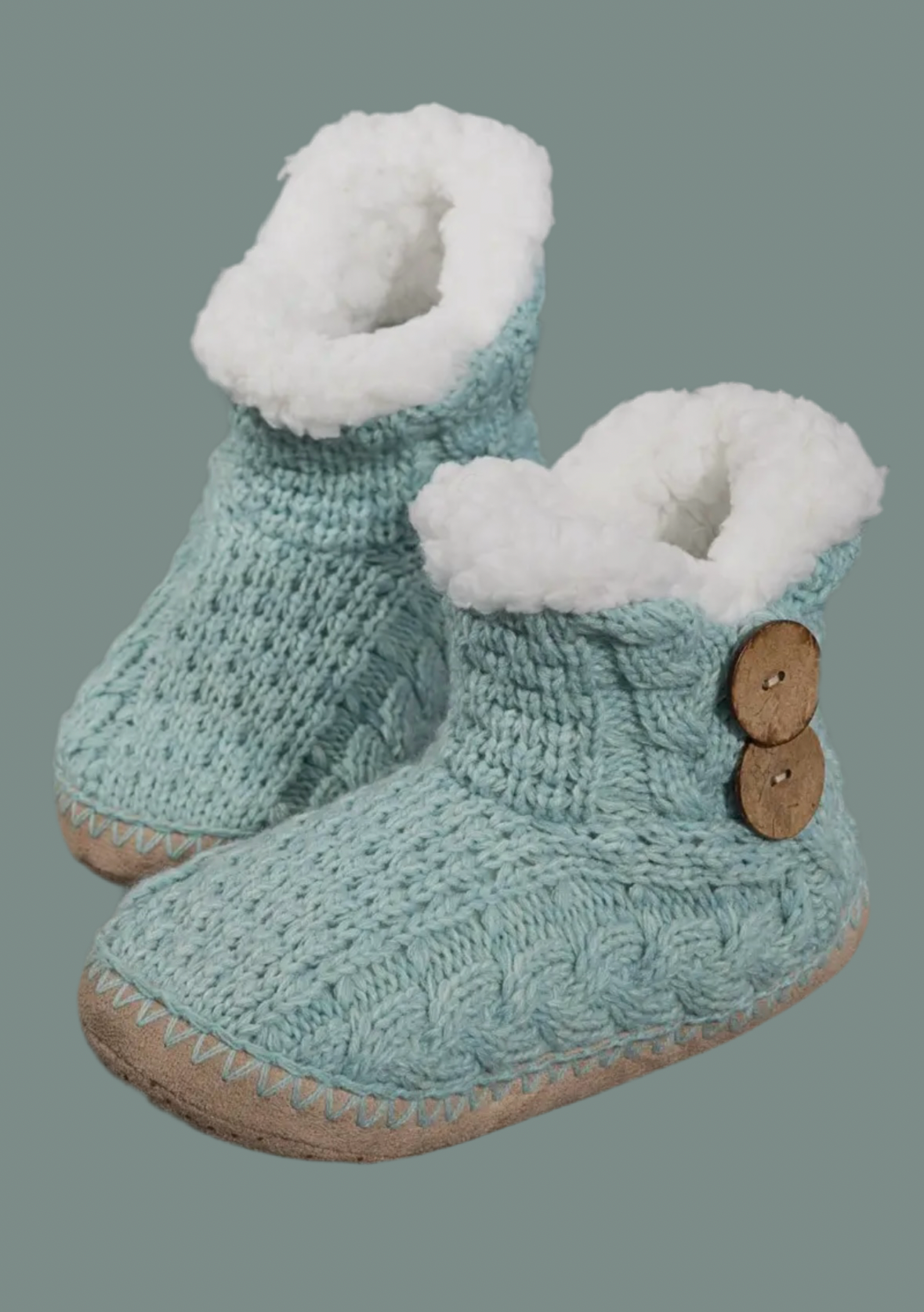 Coconut Button Slippers