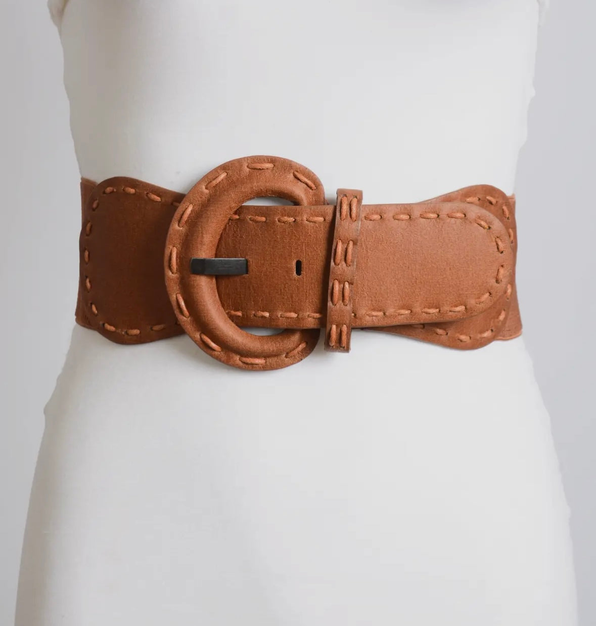 Wide Stitch Elastic Belt