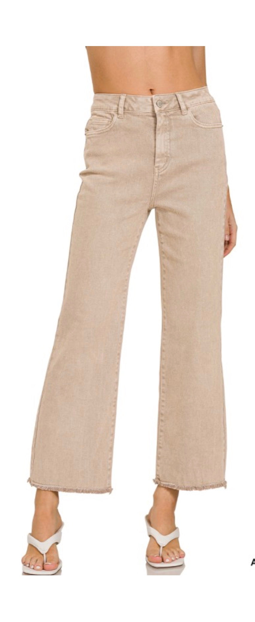 Asa Acid Wash Bootcut Jeans