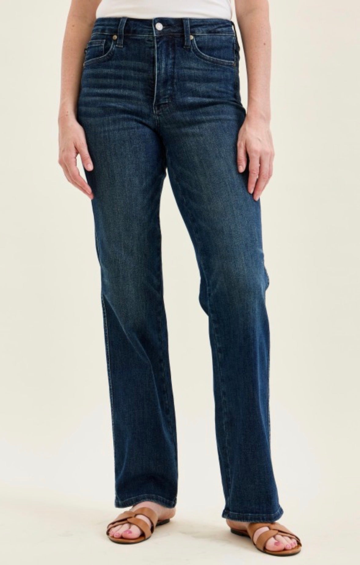 Judy Blue MR Tummy Control Straight Jeans