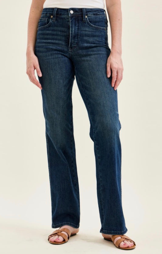 Judy Blue MR Tummy Control Straight Jeans