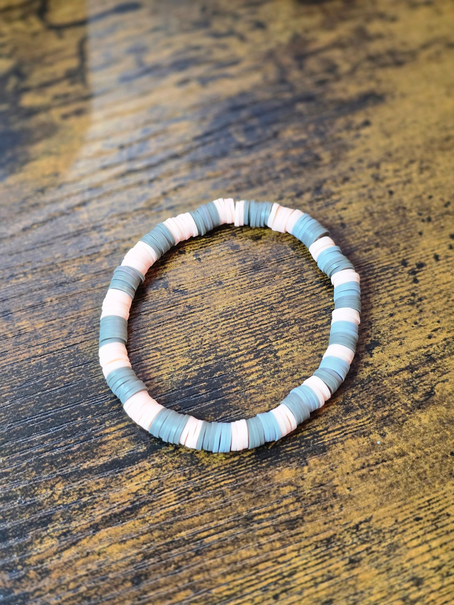 Peachy Keen Beaded Bracelet