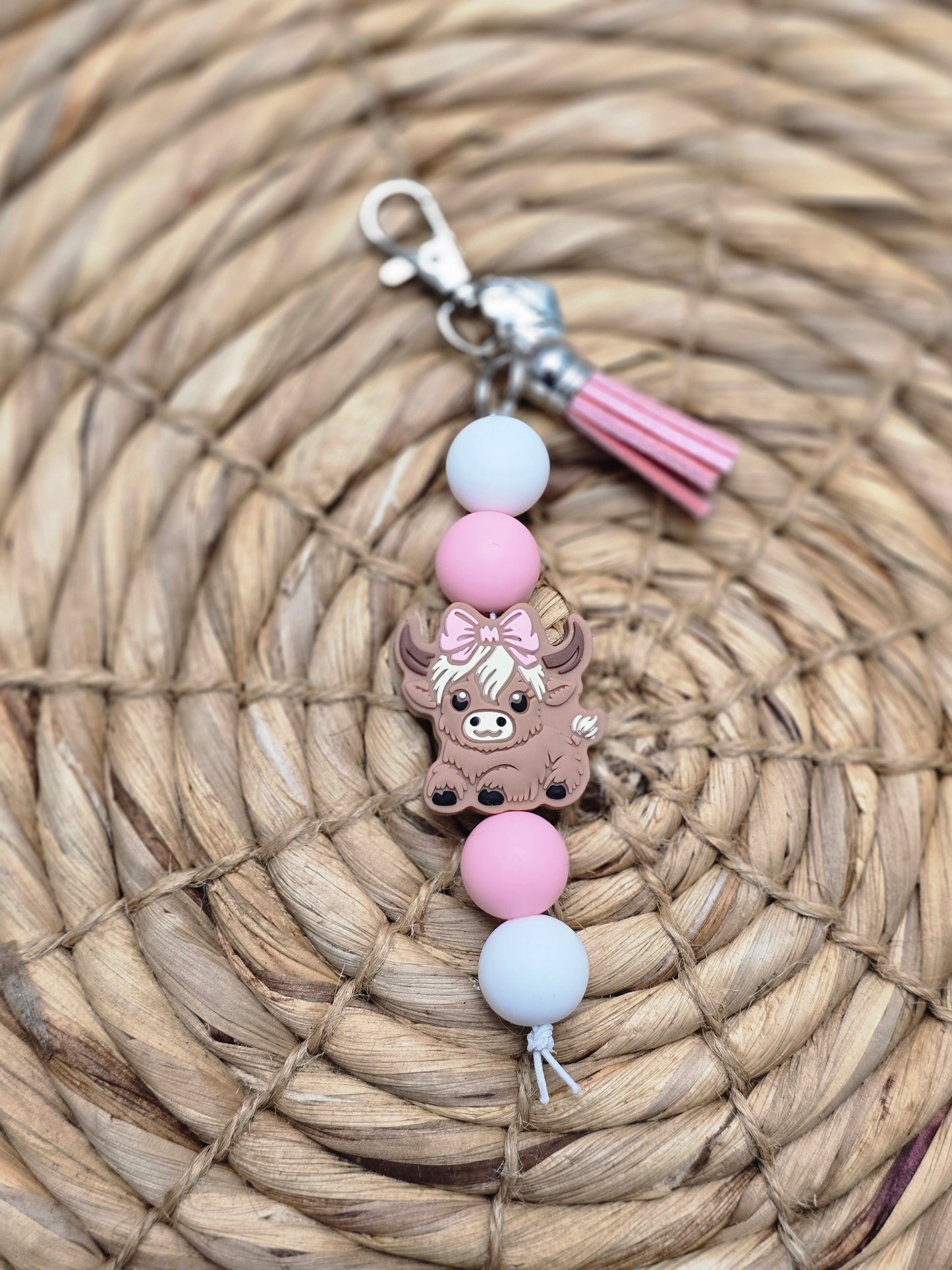 Lovely in Pink Keychain