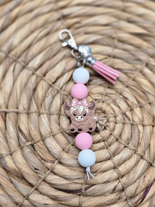 Lovely in Pink Keychain