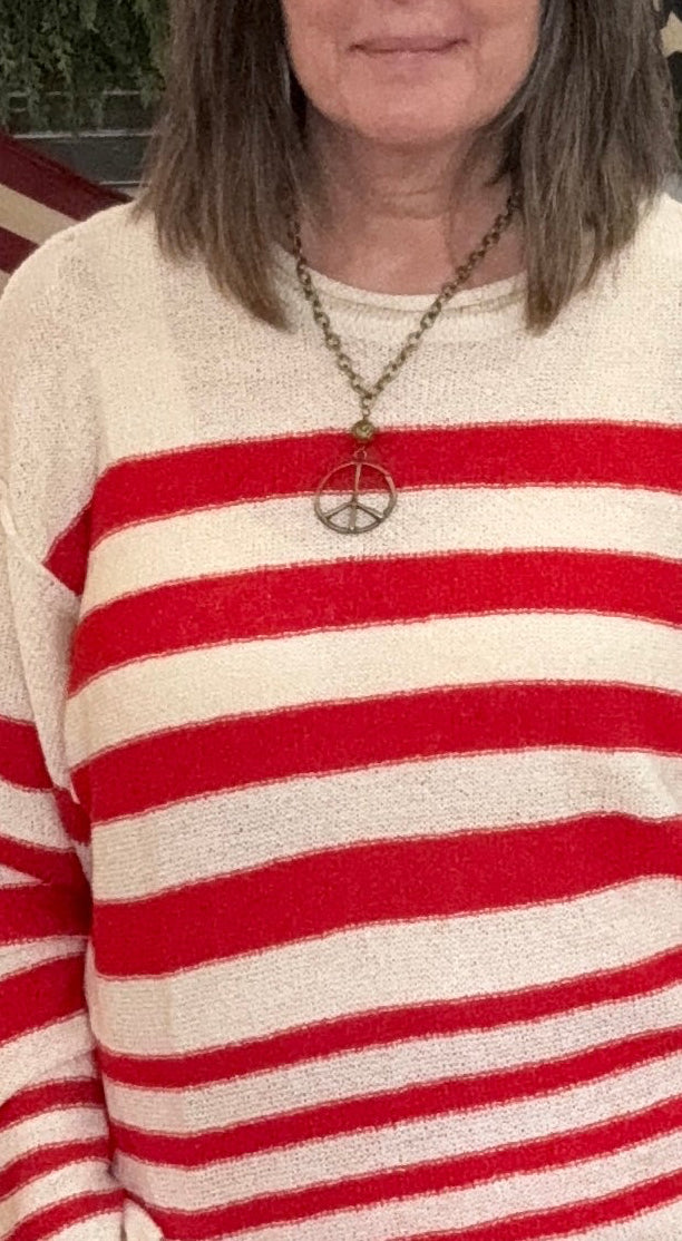 Striped Summertime Sweater