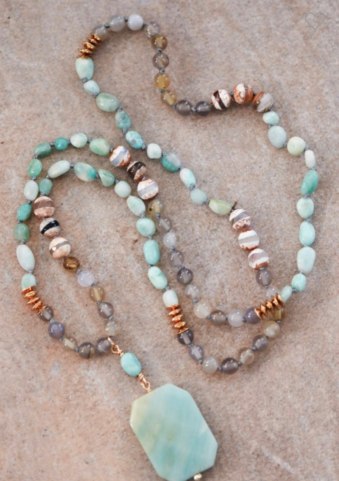 Amazonite Stone Necklace