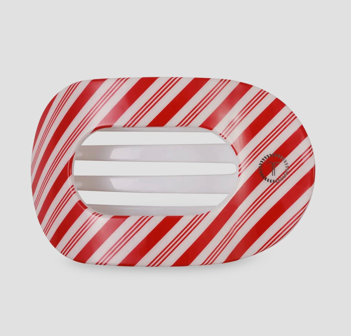 Teleties Round Flat Hair Clip-Medium