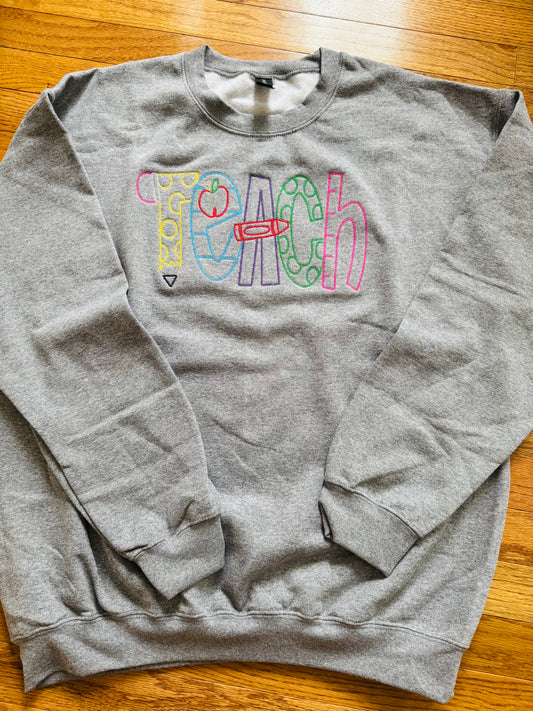 Sewing Memories TEACH Sweatshirt