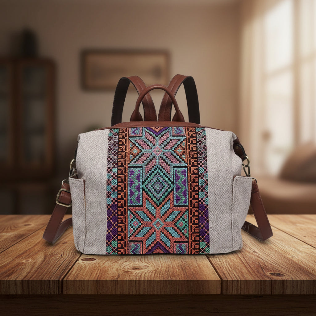 Alexa Aztec Convertible Backpack Purse