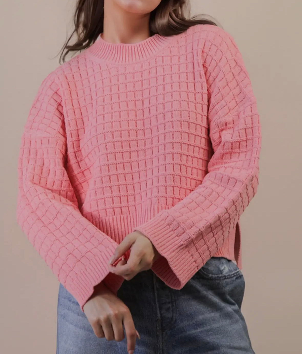 Taylor Textured Knit Sweater