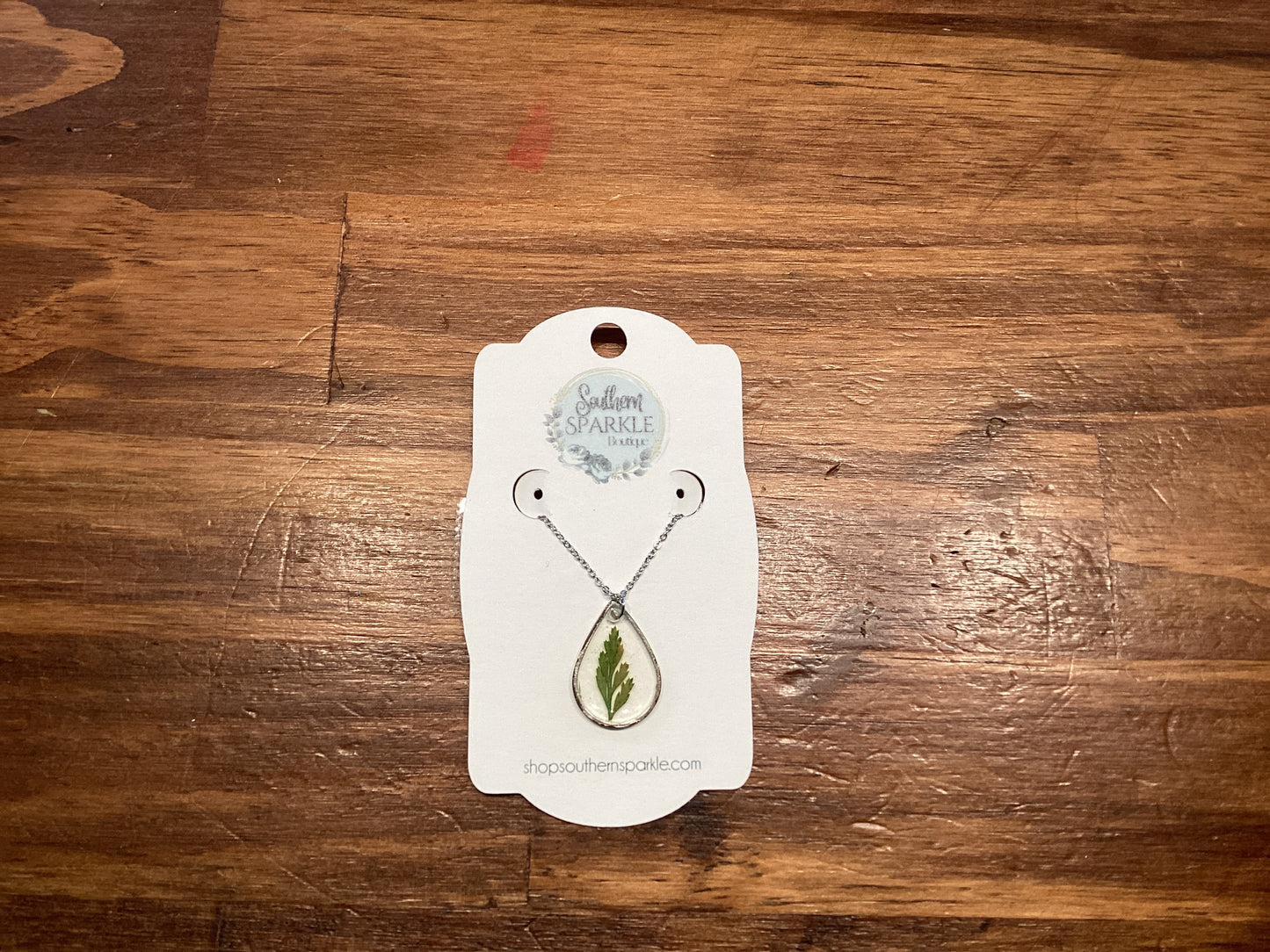 SSB Silver leaf necklace