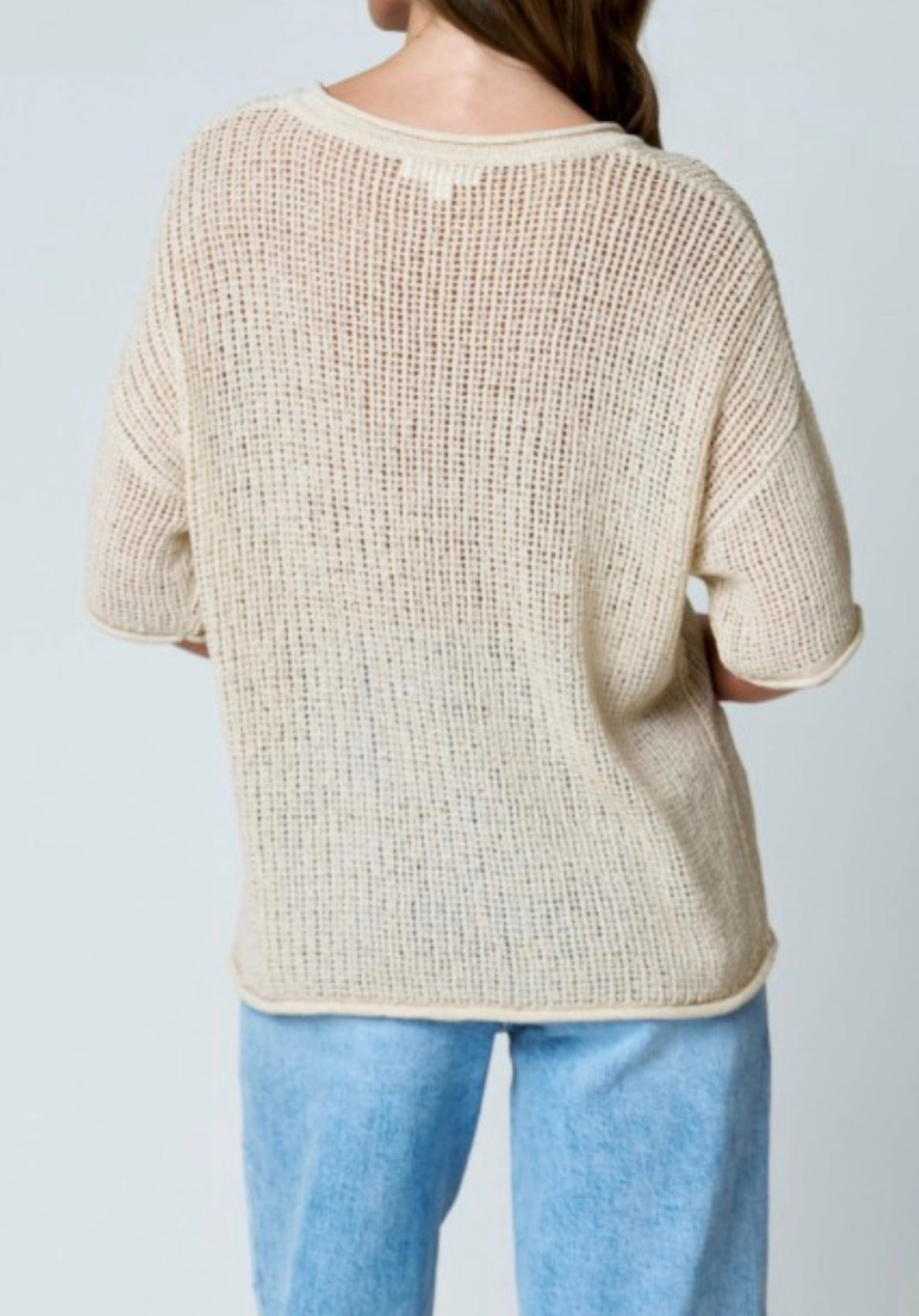 Sasha Sheer Crochet Top