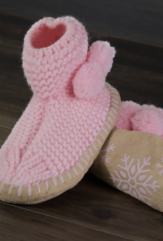 Comfy Cozy Snowflake Slippers