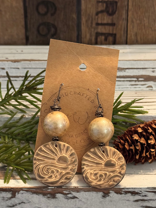 Hand Made Clay Earrings