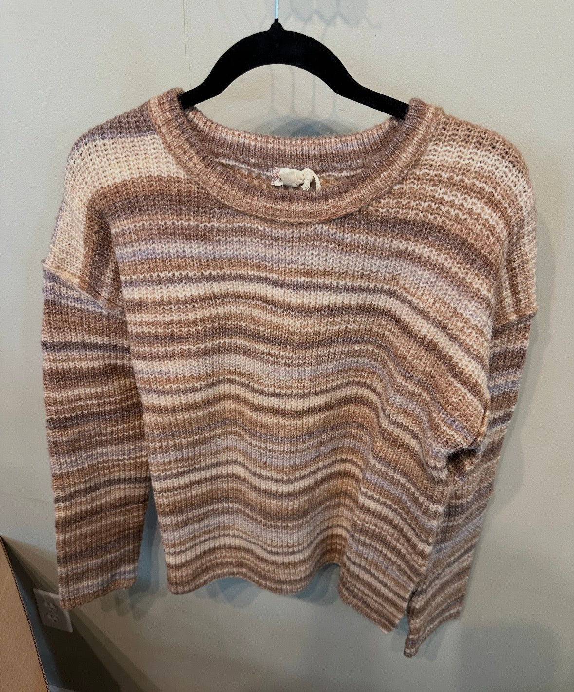 Mauve Striped Sweater