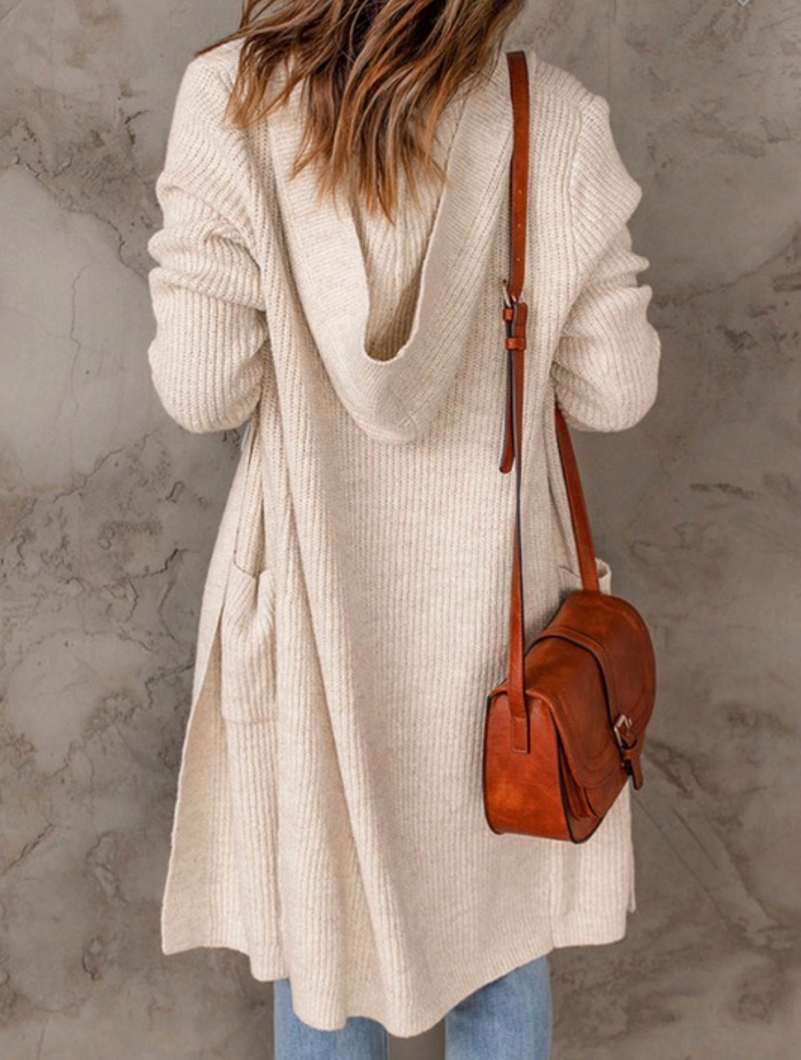 Amber Long Hooded Cardigan