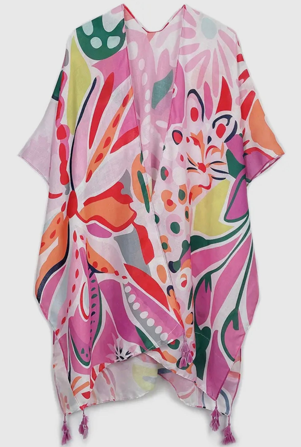 Tropical Floral Kimono