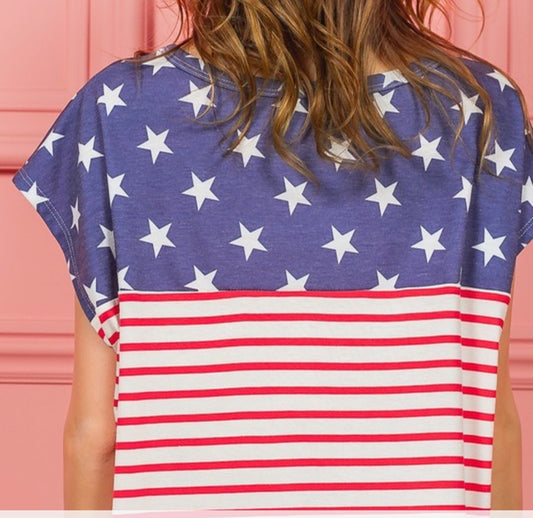 Stars and Stripe Top