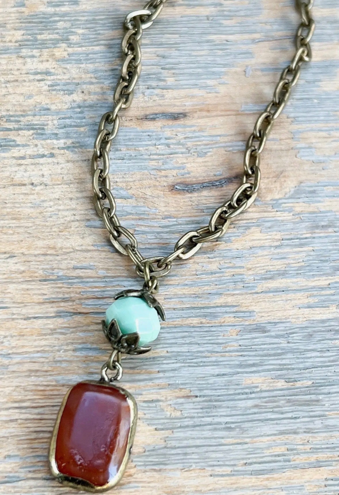 Sicily Red Agate Necklace