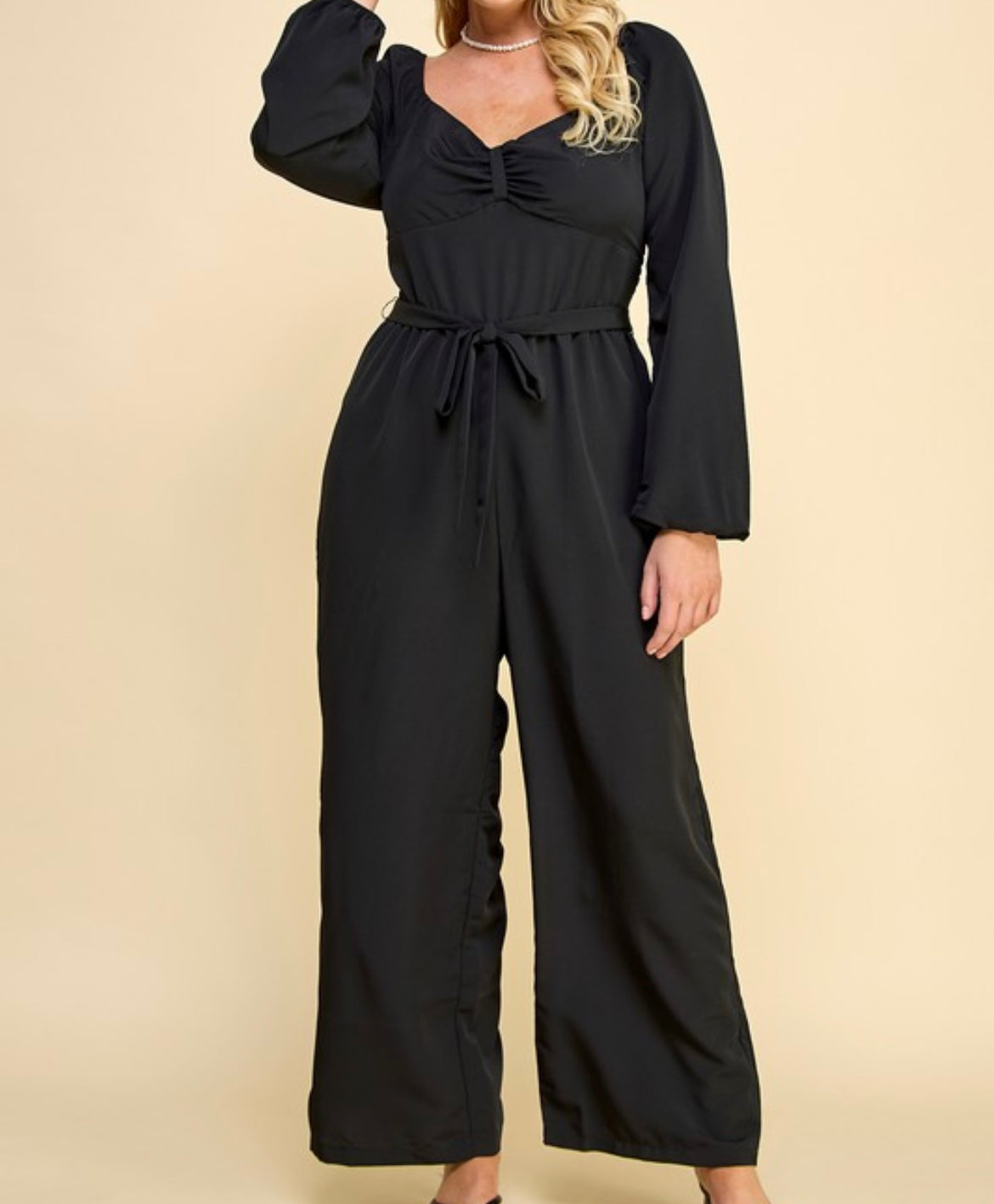 Date Night Jumpsuit (Plus)