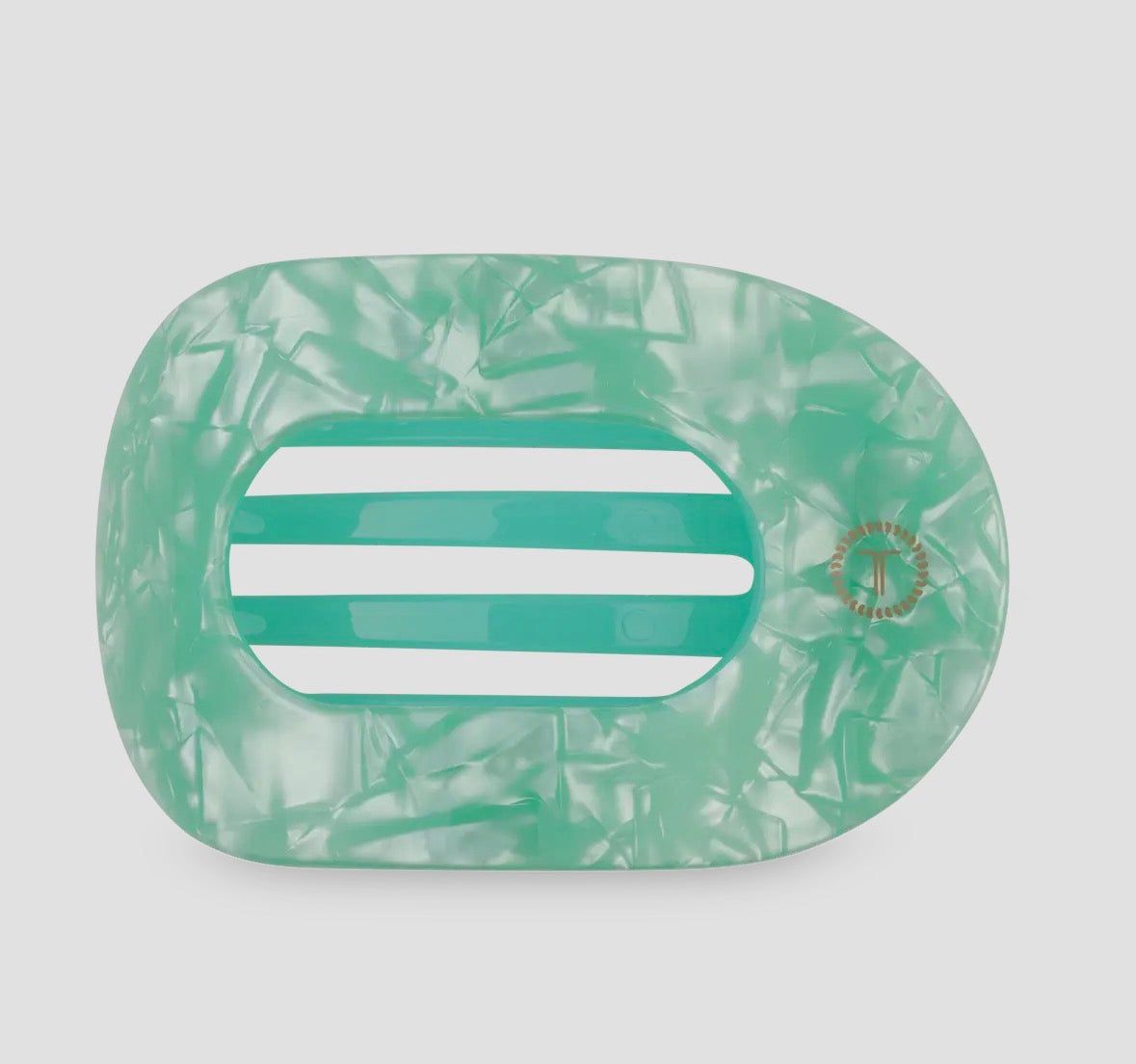 Teleties Round Flat Hair Clip-Large