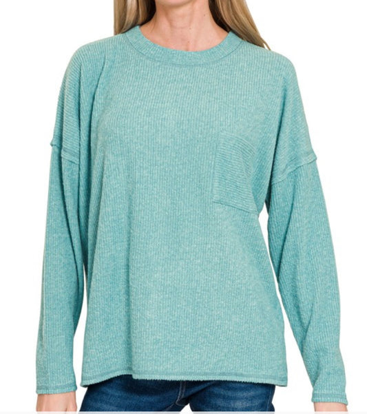 Misty Melange Sweater