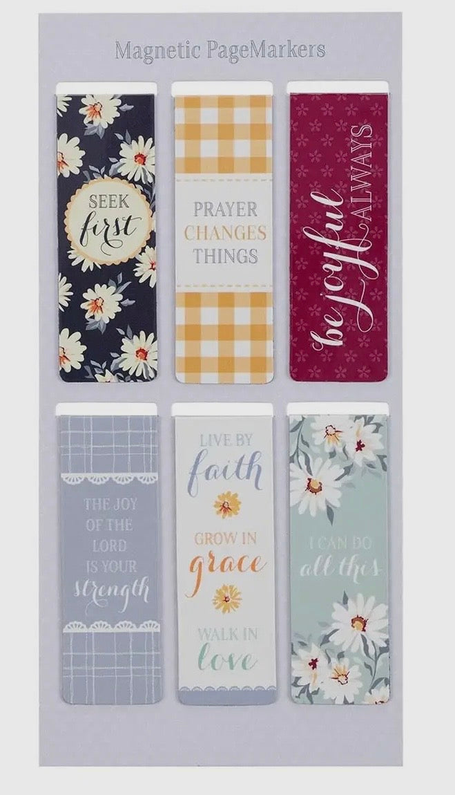 Christian Faith Magnetic Bookmarks