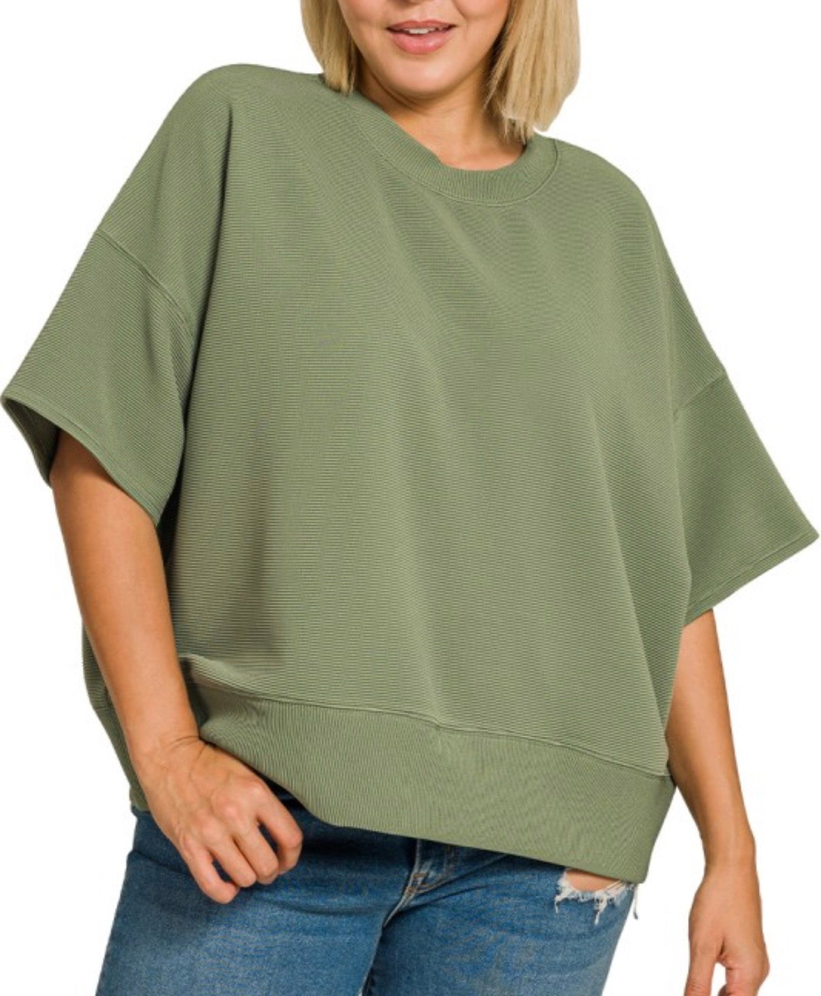 Randie Ribbed Knit Top