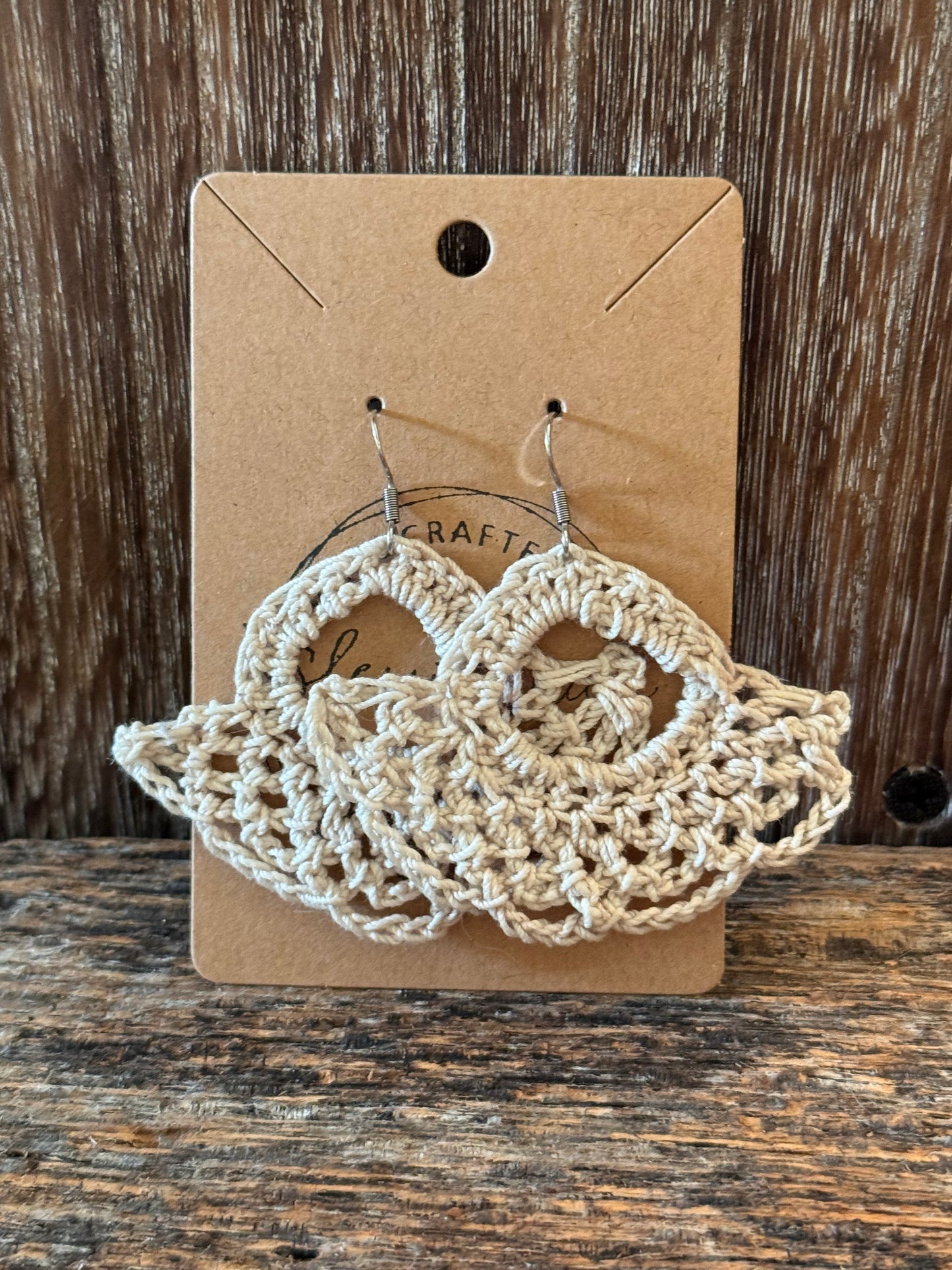 Hand-Made Crocheted Boho Earrings